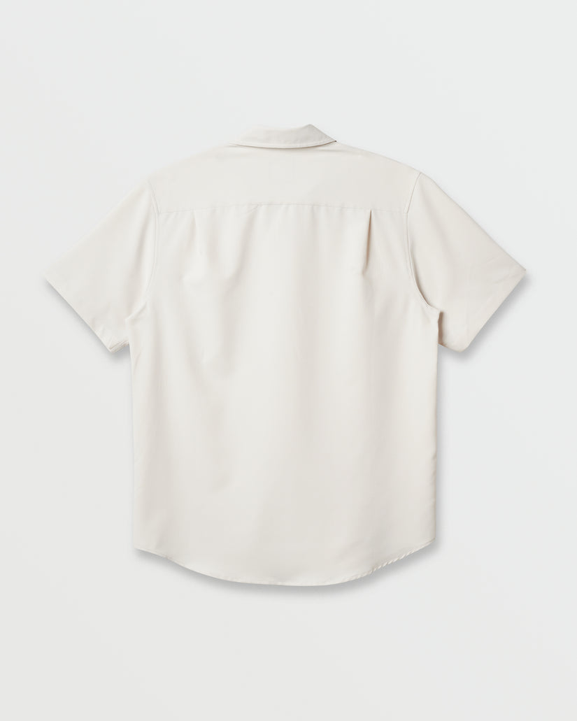 Quiksilver Allport Classic Short Sleeve Shirt - Silver Birch - Sun Diego Boardshop