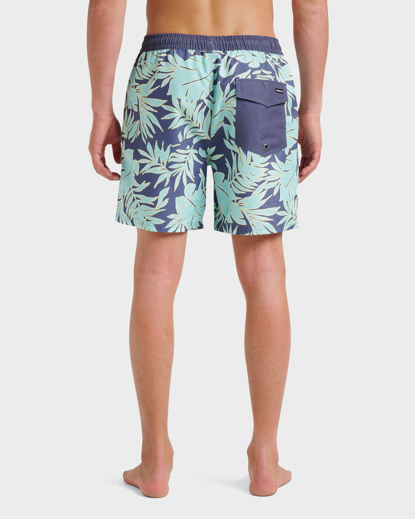 Quiksilver Everyday Trippin Palm Swim Trunks - Graystone - Sun Diego Boardshop