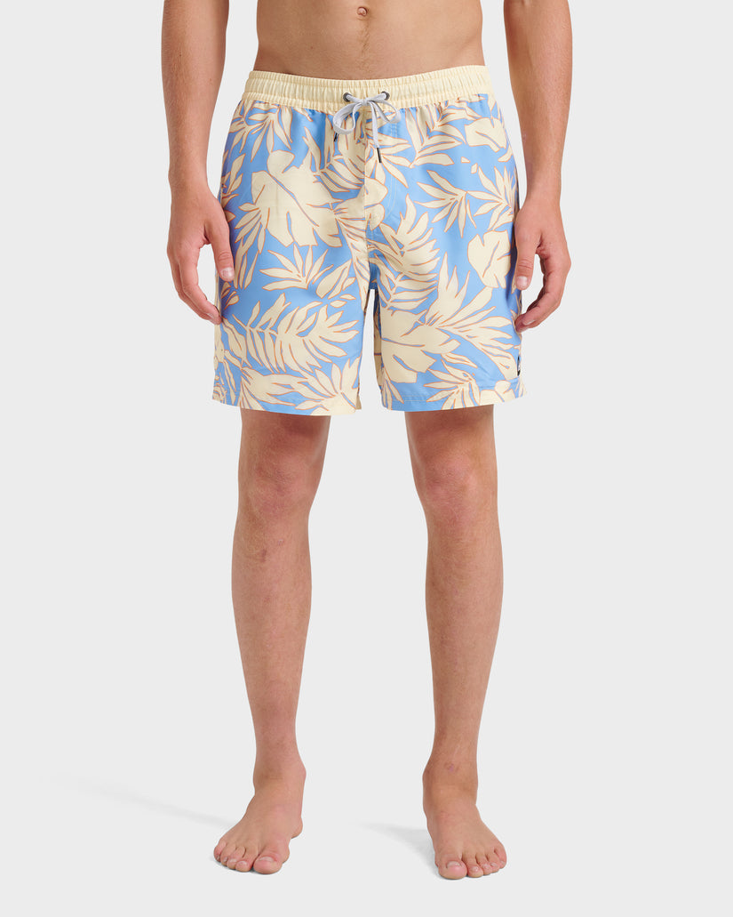 Quiksilver Everyday Trippin Palm Swim Trunks - Pastel Yellow - Sun Diego Boardshop