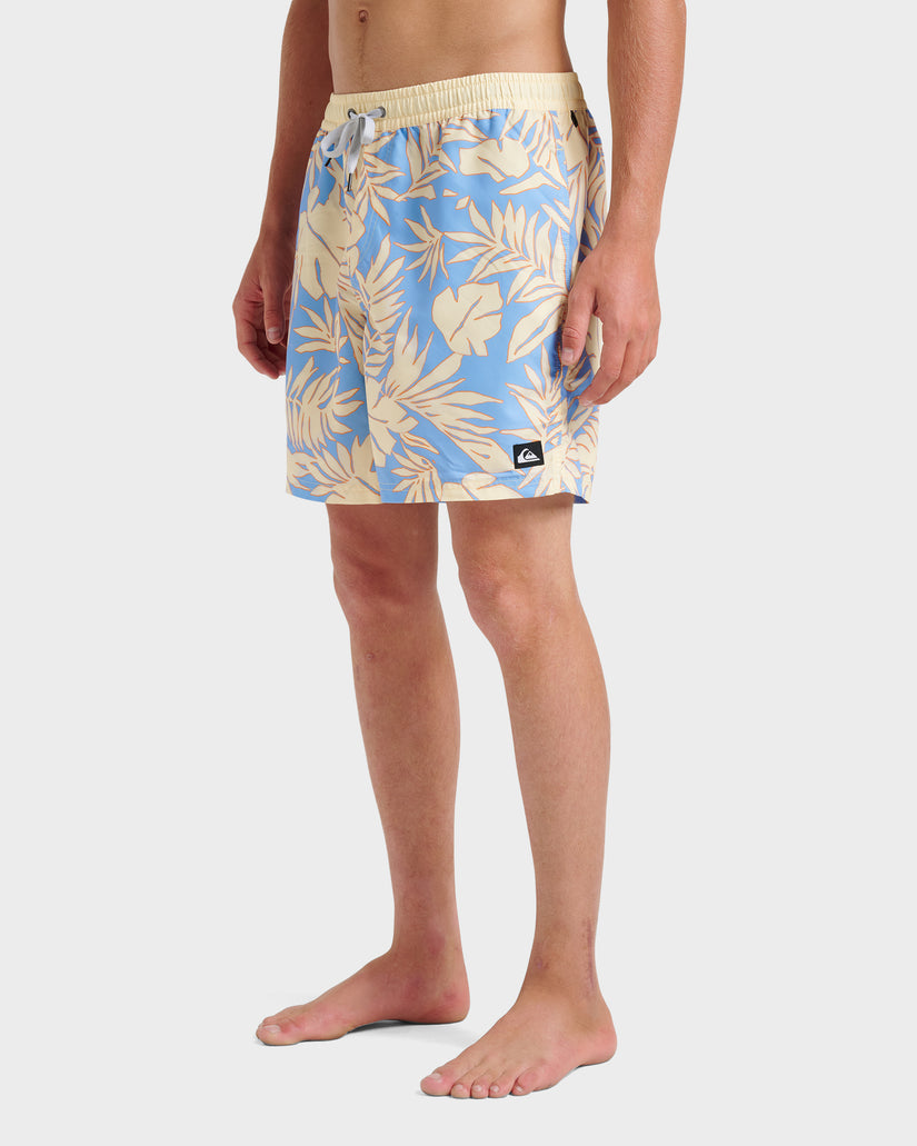 Quiksilver Everyday Trippin Palm Swim Trunks - Pastel Yellow - Sun Diego Boardshop