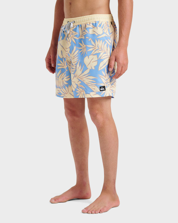 Quiksilver Everyday Trippin Palm Swim Trunks - Pastel Yellow - Sun Diego Boardshop