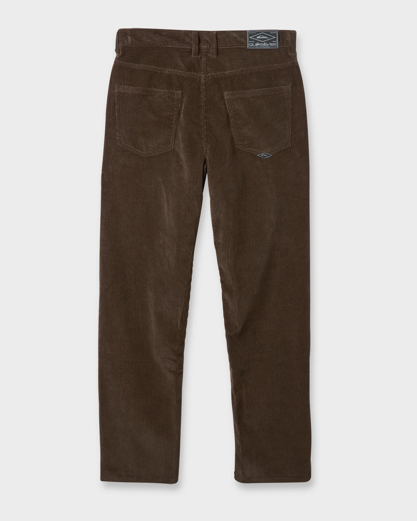 Quiksilver Landers Cord Pants - Chocolate Brown Cbro