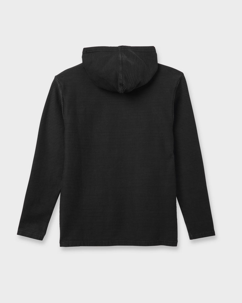 Quiksilver Alamitos Long Sleeve Hooded Top - Black