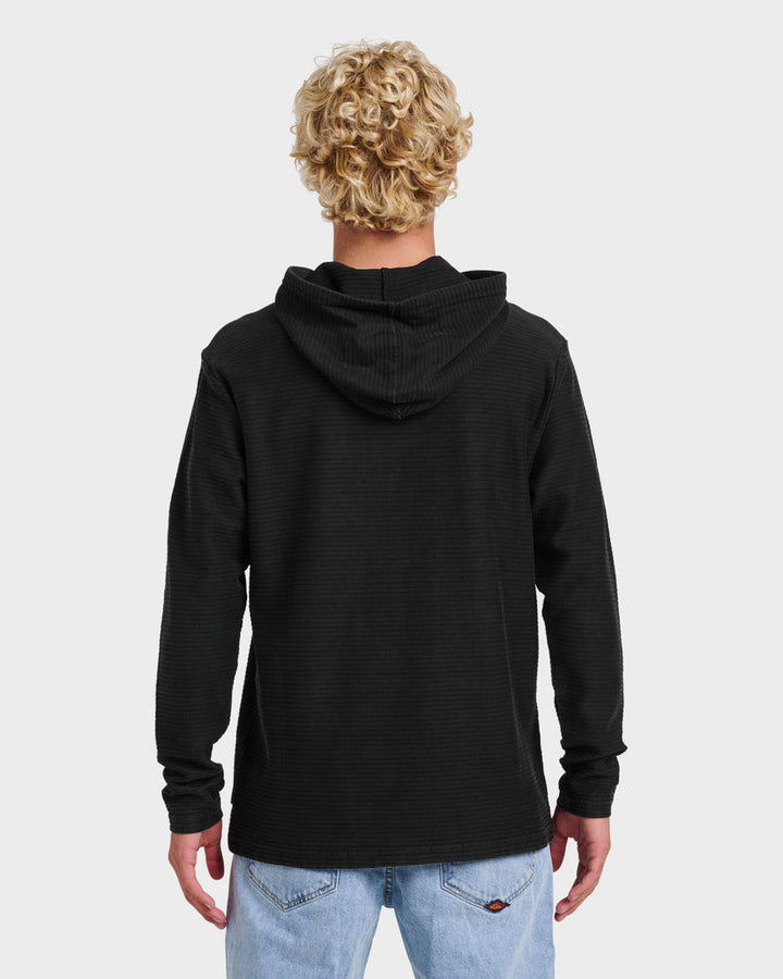 Quiksilver Alamitos Long Sleeve Hooded Top - Black