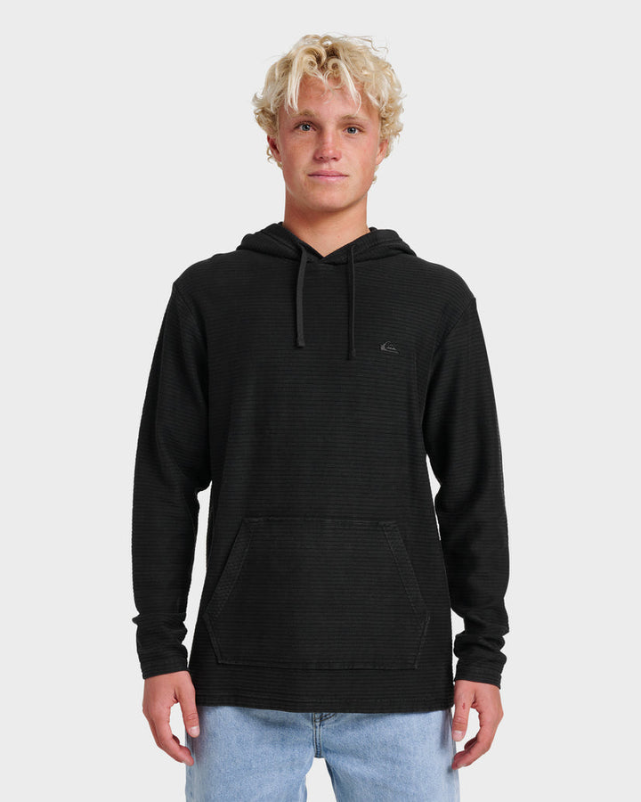 Quiksilver Alamitos Long Sleeve Hooded Top - Black