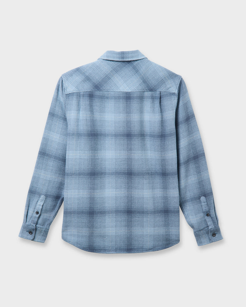Quiksilver Dna Flannel Shirt - China Blue Chn - Sun Diego Boardshop