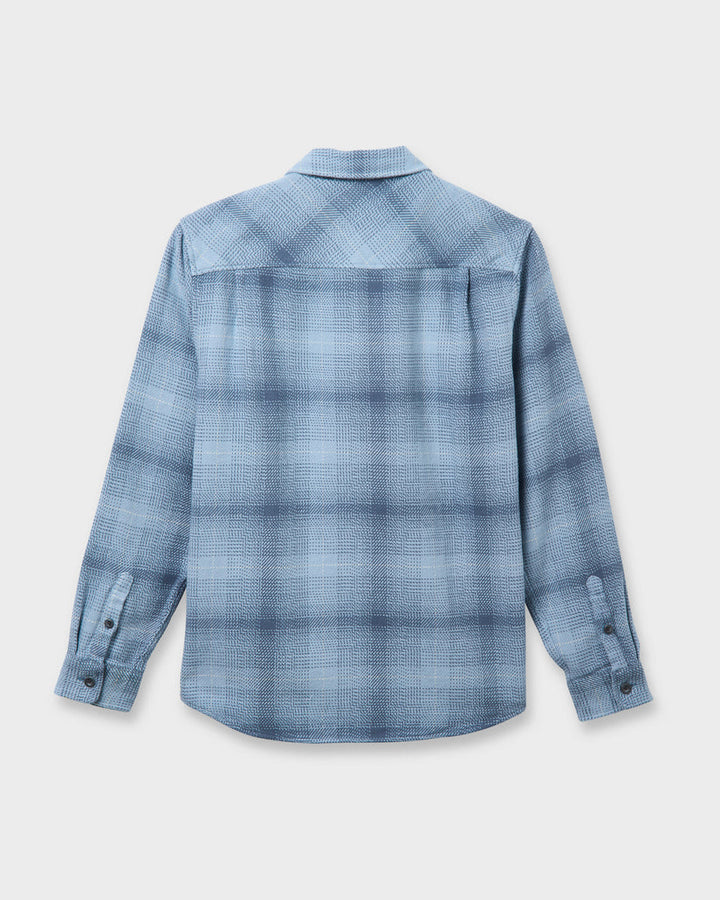 Quiksilver Dna Flannel Shirt - China Blue Chn
