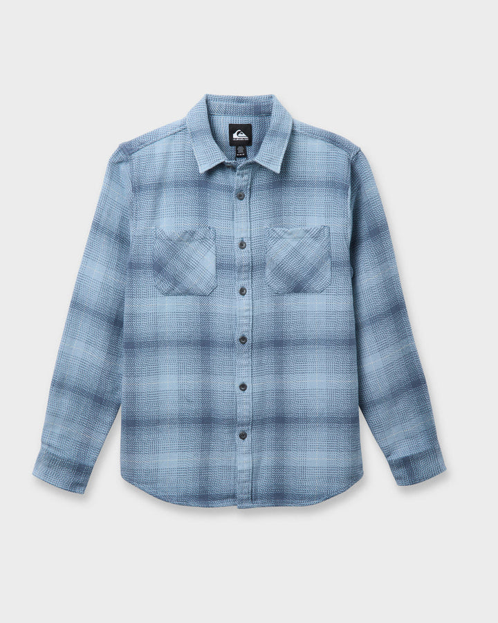 Quiksilver Dna Flannel Shirt - China Blue Chn