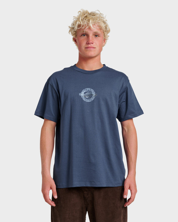 Quiksilver Yin Vortex Classic T-Shirt - Navy