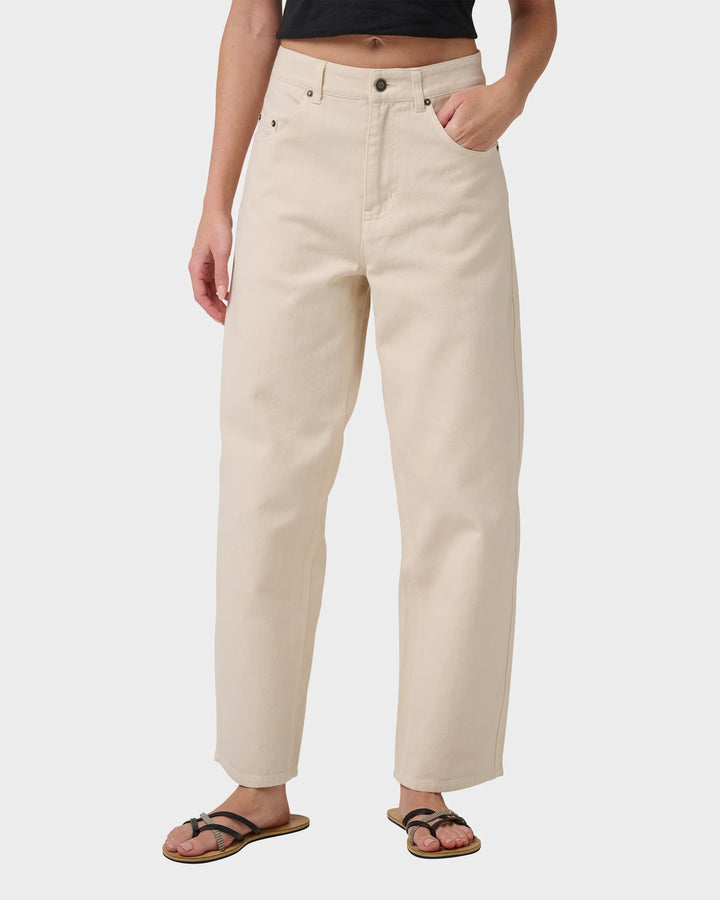 Quiksilver Women's Colette Barrel Leg Pant - Seashell - Sun Diego Boardshop