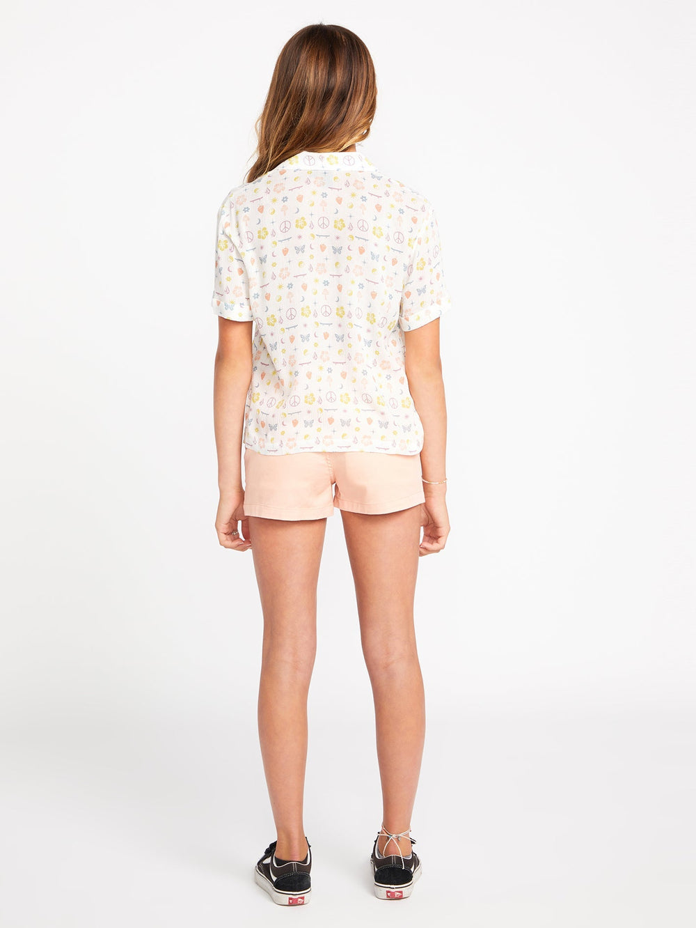 Girls Stickerbook Top - Star White - Sun Diego Boardshop