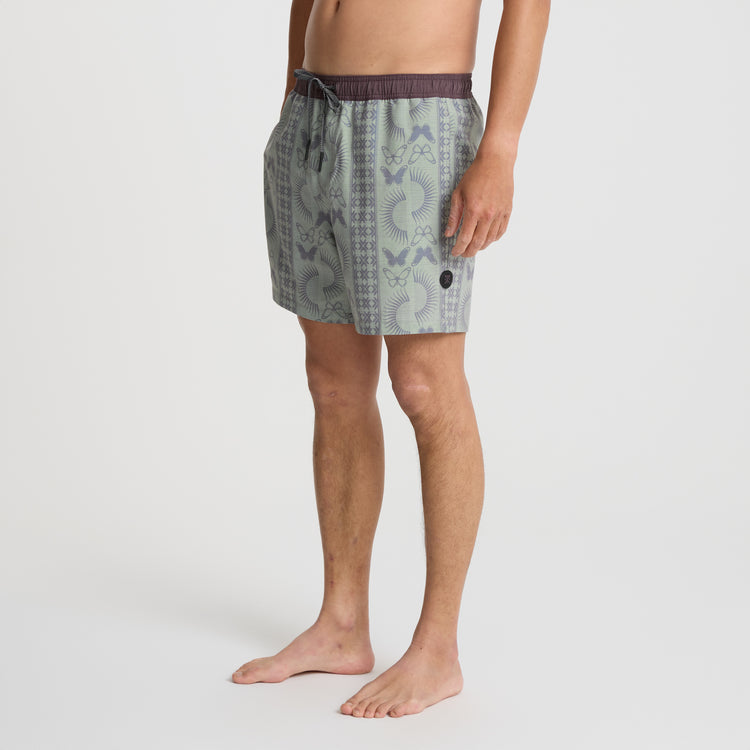 Roark Shorey Trunks - Seafoam Print - Sun Diego Boardshop