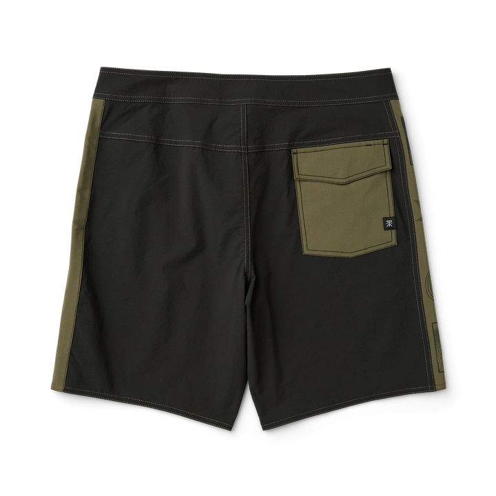 Roark Men's Passage Panel 18.5" Boardshorts - Black 2 - Sun Diego Boardshop