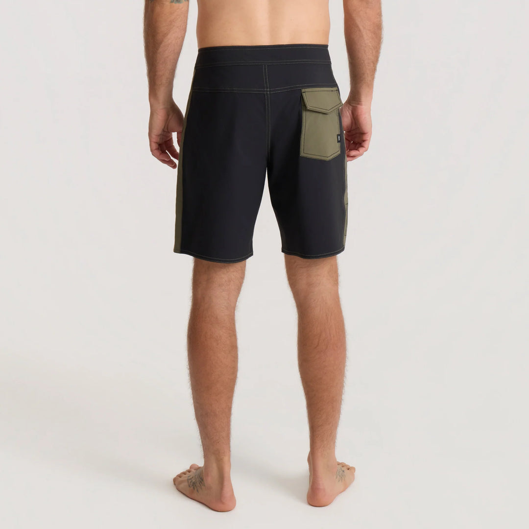 Roark Men's Passage Panel 18.5" Boardshorts - Black 2 - Sun Diego Boardshop