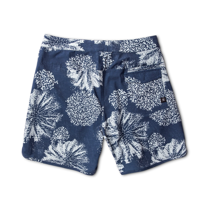 Roark Men's Chiller Scallop 17" Boardshorts - Navy - Sun Diego Boardshop