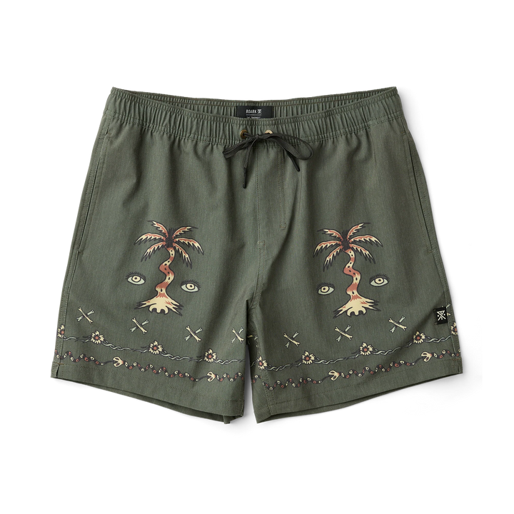 Roark Men's Shorey 16" Trunks - Military - Sun Diego Boardshop