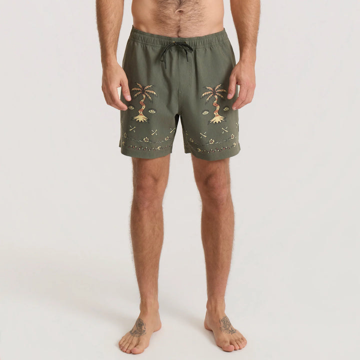 Roark Men's Shorey 16" Trunks - Military - Sun Diego Boardshop