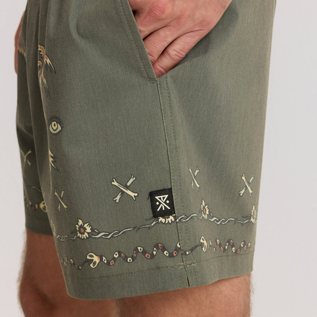Roark Men's Shorey 16" Trunks - Military - Sun Diego Boardshop