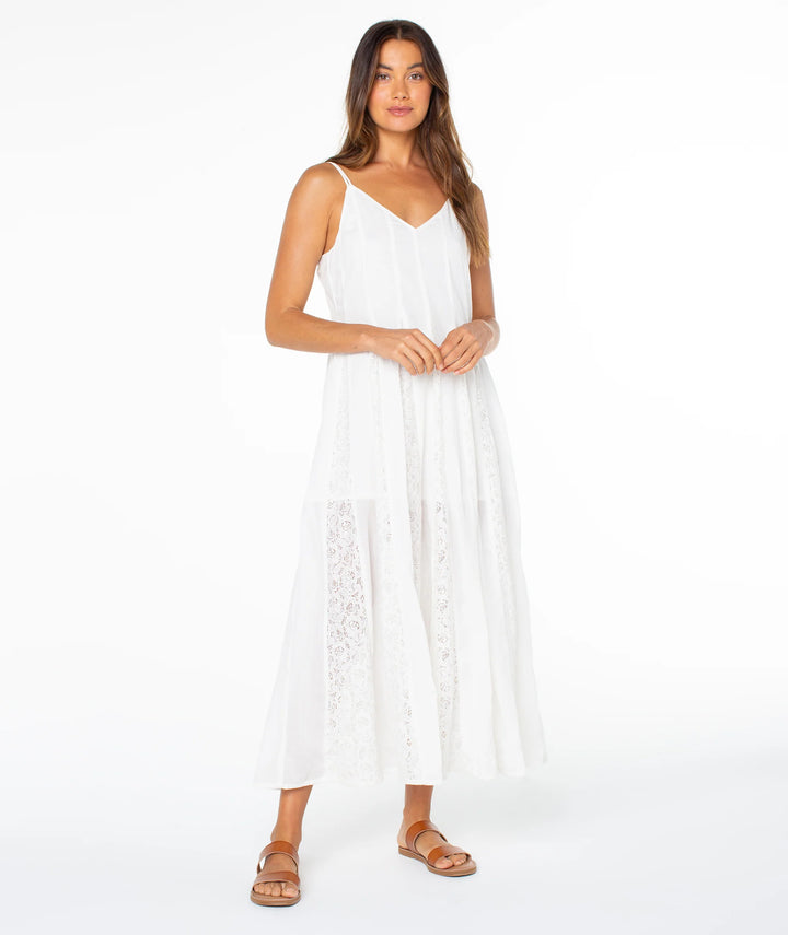 Roxy Jardin Bloom Maxi Dress - Cloud Dancer - Sun Diego Boardshop