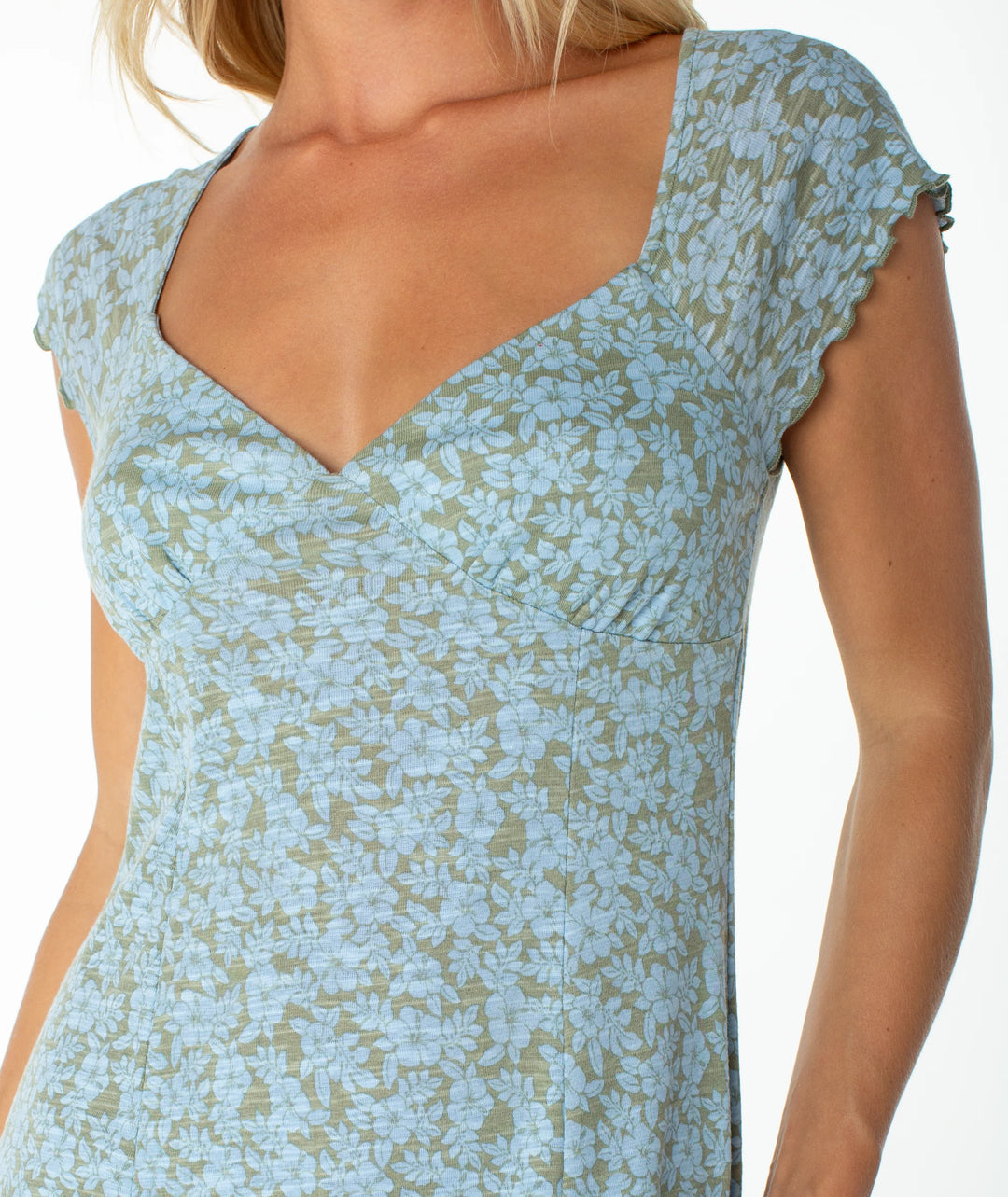 Roxy Women's Alice Mini Dress - Oil Green - Sun Diego Boardshop