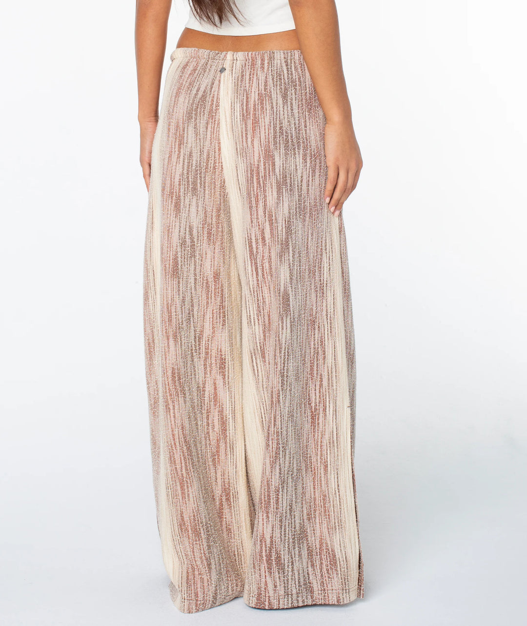 Roxy Women's Beach Breeze Pant - Coconut Milk Cappuccino Snow Stripe - Sun Diego Boardshop