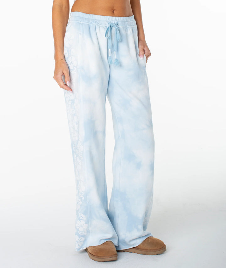 Roxy Women's Fringing Reefs Pant - Cerulean Tie Dye - Sun Diego Boardshop