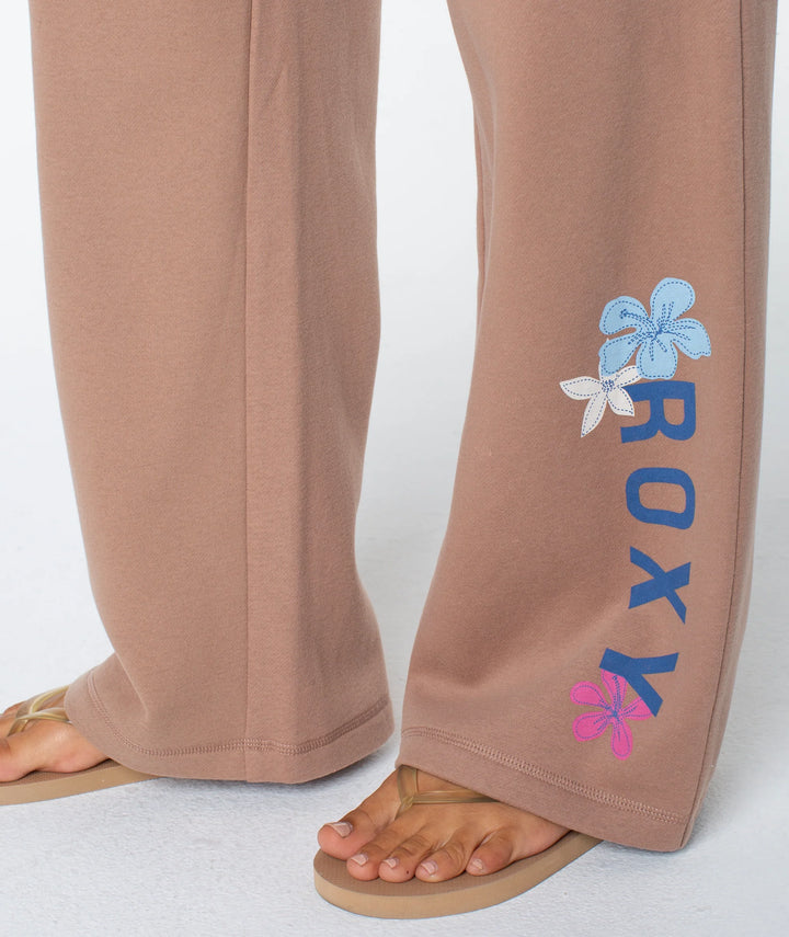 Roxy Women's Ariel Wide Leg Pant - Ginger Snap In The Waves - Sun Diego Boardshop