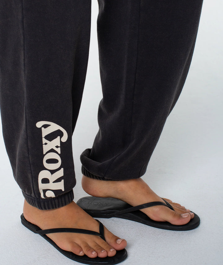 Roxy Women's Maile Pant - Phantom Palm Tree Resort - Sun Diego Boardshop