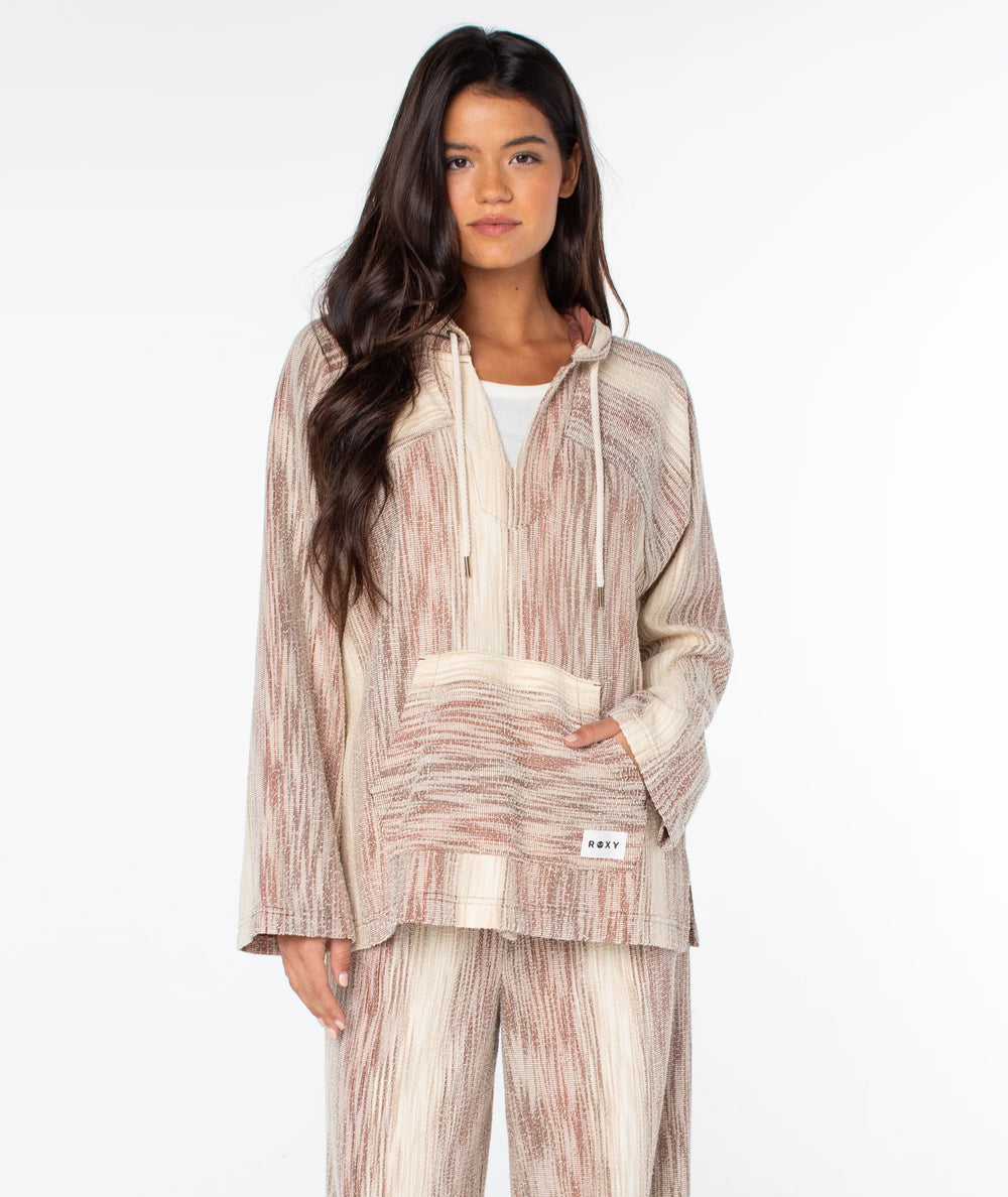 Roxy Women's Wild And Free Top - Coconut Milk Cappuccino Snow Stripe - Sun Diego Boardshop