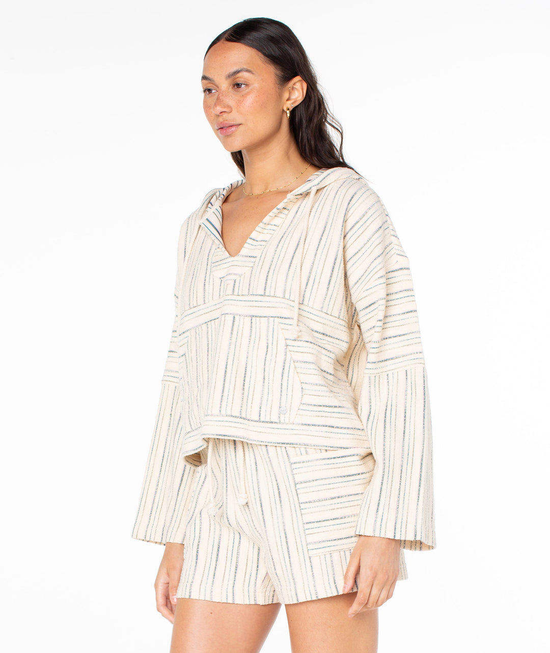 Roxy Rich Coast Poncho - Deep Lagoon