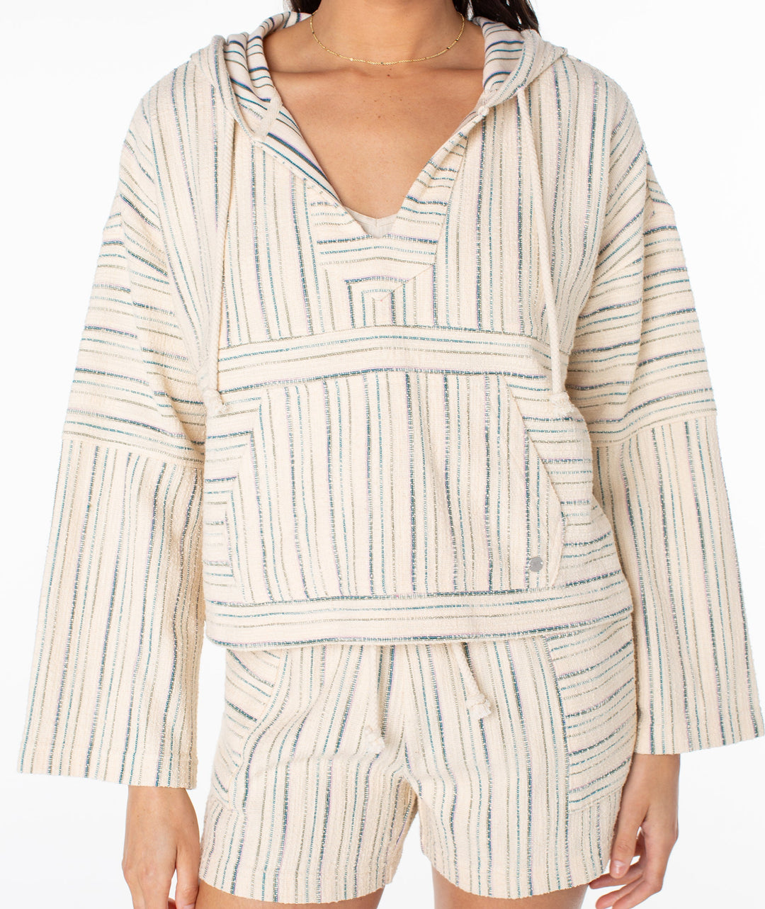 Roxy Rich Coast Poncho - Deep Lagoon
