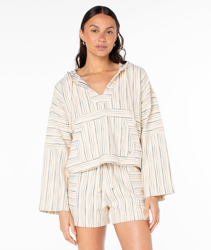 Roxy Rich Coast Poncho - Deep Lagoon