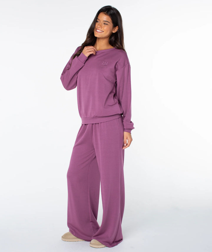 Roxy Women's Surfing By Moonlight Top - Tulipwood Hibiscus Emb - Sun Diego Boardshop
