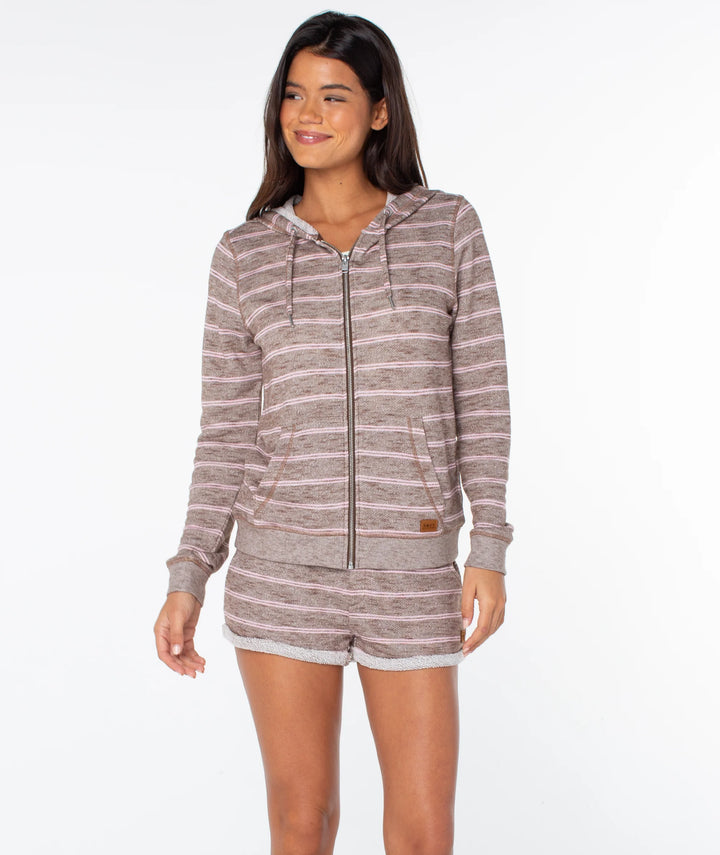 Roxy Women's Perfect Wave Stripe Top - Chestnut Will Stripe - Sun Diego Boardshop
