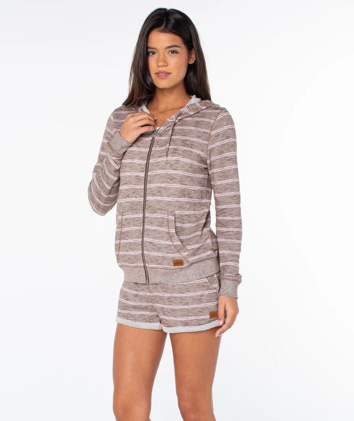 Roxy Women's Perfect Wave Stripe Top - Chestnut Will Stripe - Sun Diego Boardshop