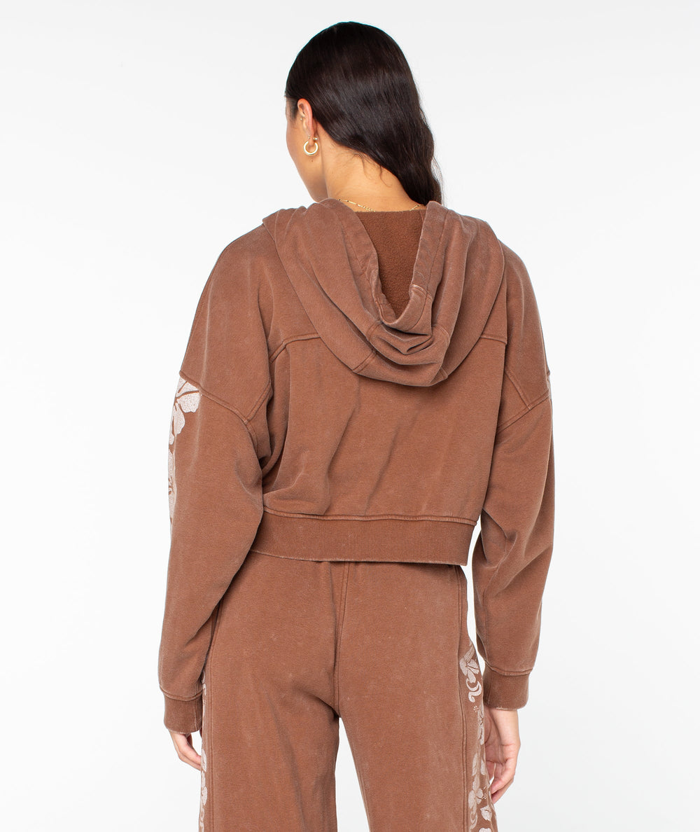 Roxy Fringing Reefs Hoodie - Tiramisu Fringing Reefs - Sun Diego Boardshop