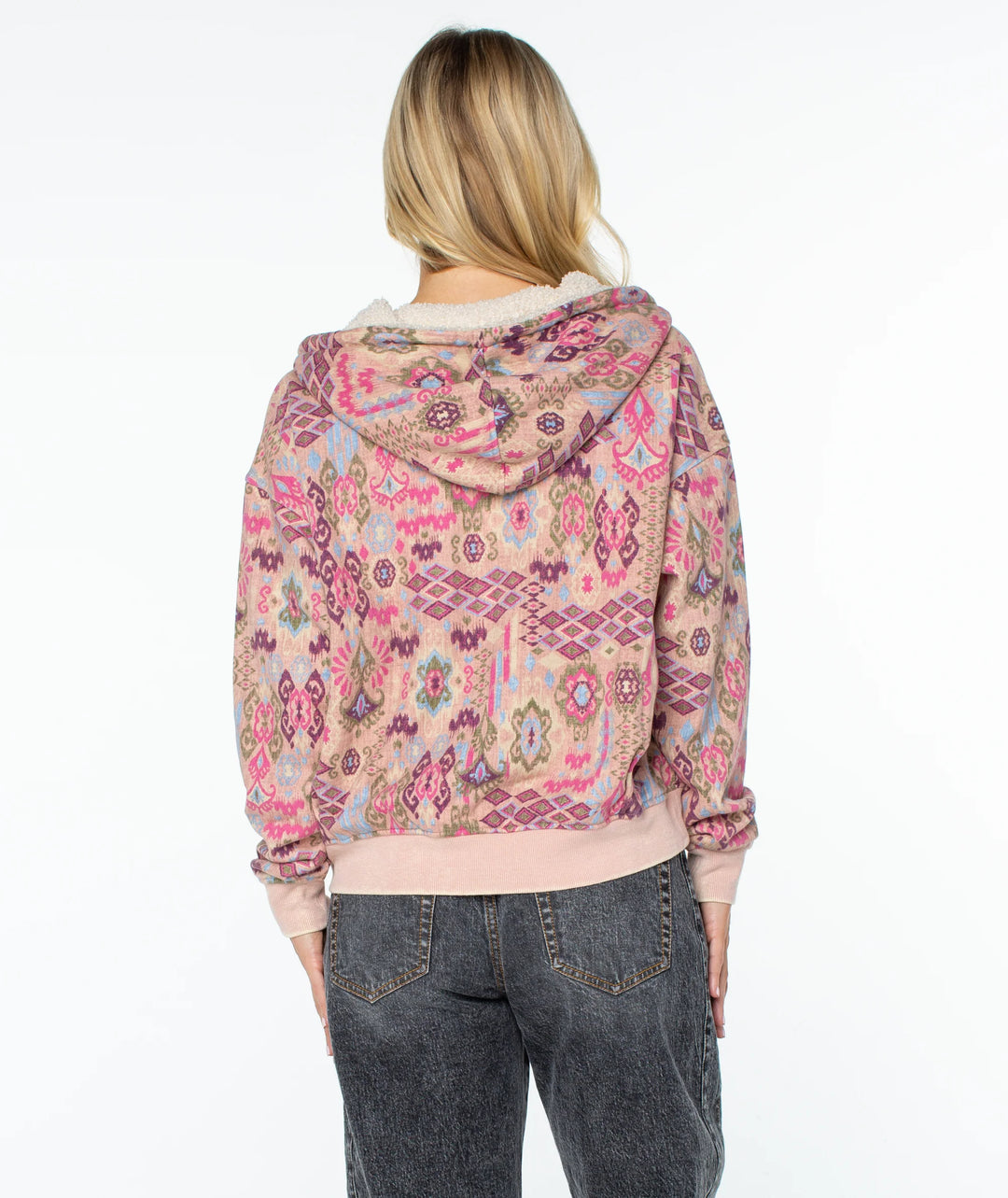 Roxy Women's Savannah Printed Hoodie - Misty Rose Campfire - Sun Diego Boardshop