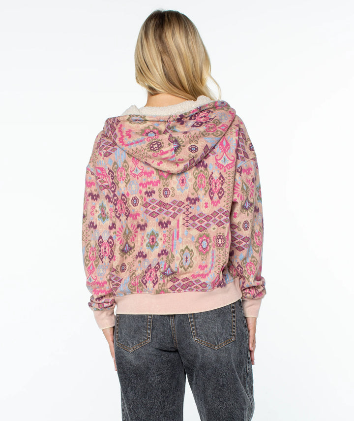 Roxy Women's Savannah Printed Hoodie - Misty Rose Campfire - Sun Diego Boardshop