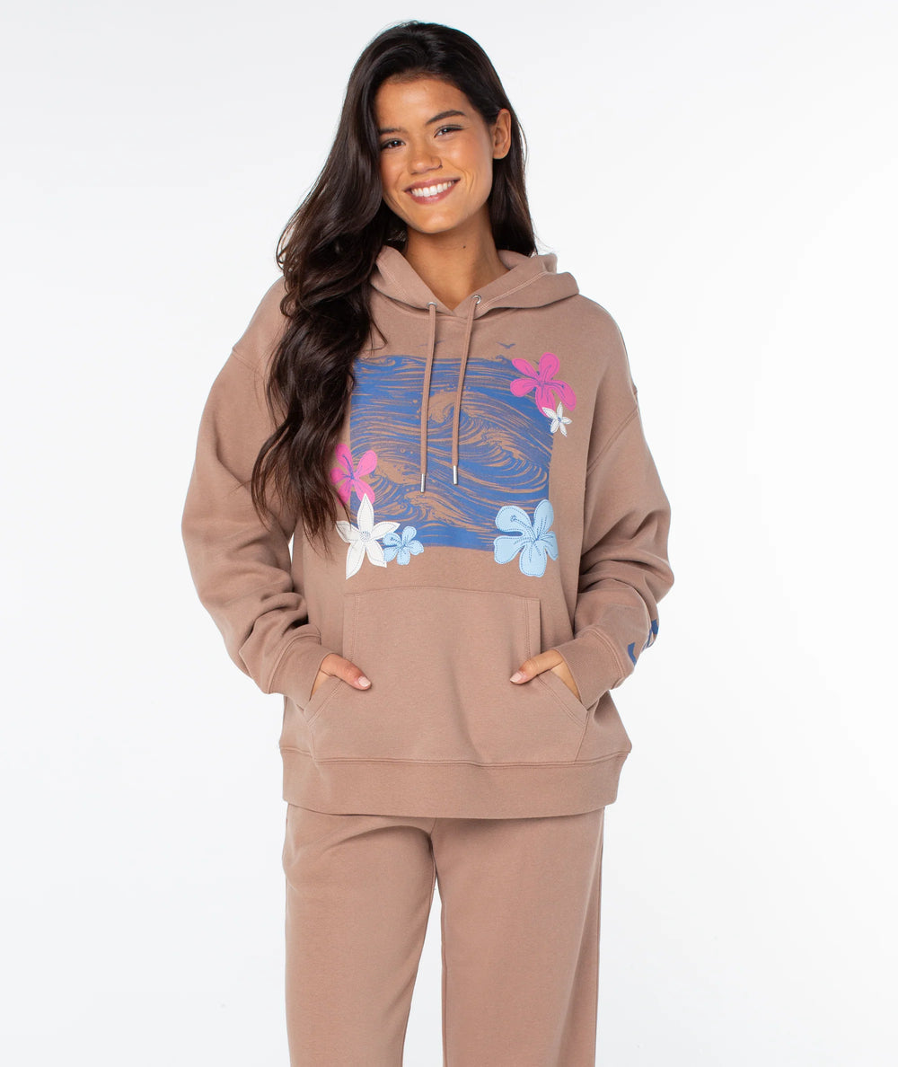 Roxy Women's Raya Hoodie - Ginger Snap In The Waves - Sun Diego Boardshop