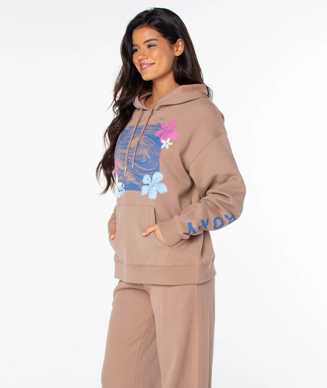 Roxy Women's Raya Hoodie - Ginger Snap In The Waves - Sun Diego Boardshop