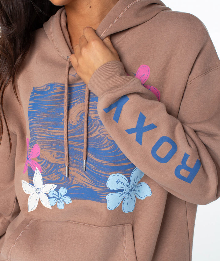 Roxy Women's Raya Hoodie - Ginger Snap In The Waves - Sun Diego Boardshop