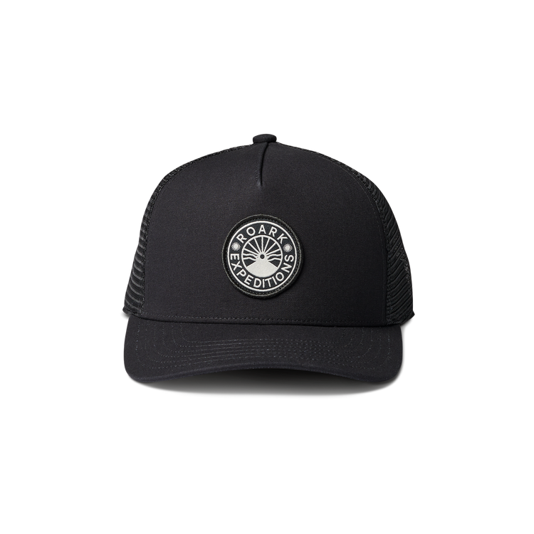 Roark Station Trucker Snapback Hat - BLACK - Sun Diego Boardshop