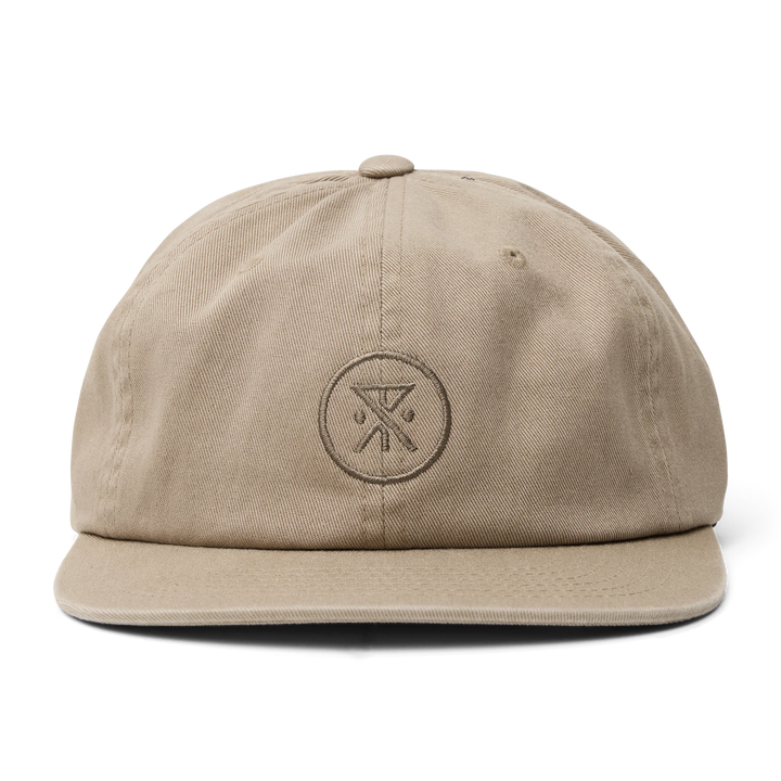 Roark Men's Made To Fade 6 Panel Strapback Hat - Washed Fossil - Sun Diego Boardshop