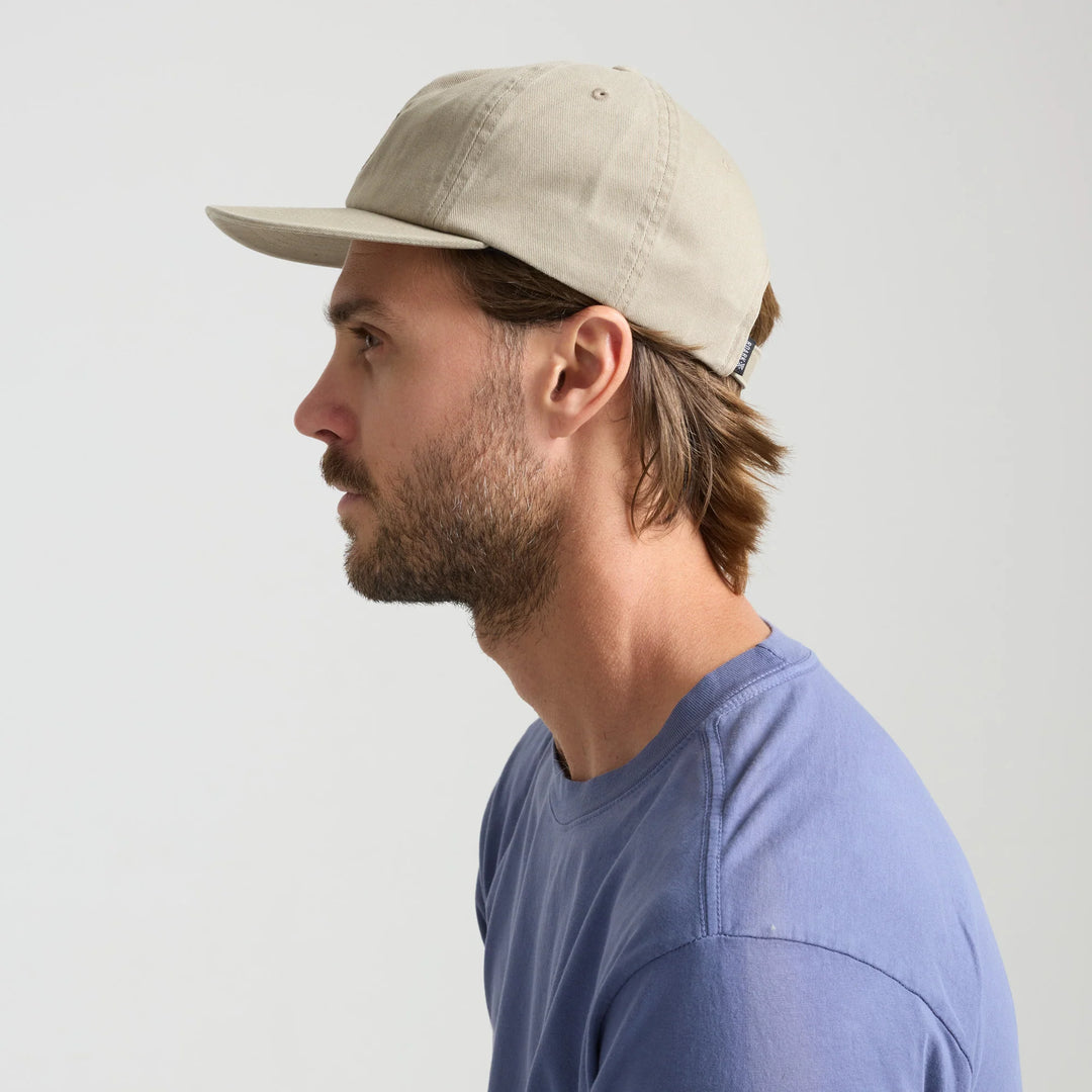 Roark Men's Made To Fade 6 Panel Strapback Hat - Washed Fossil - Sun Diego Boardshop