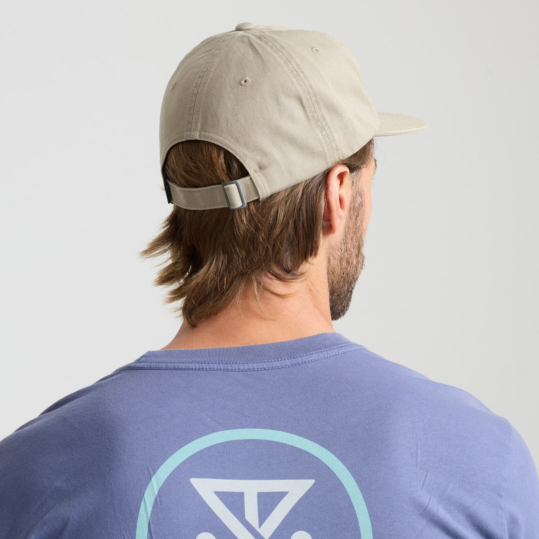 Roark Men's Made To Fade 6 Panel Strapback Hat - Washed Fossil - Sun Diego Boardshop