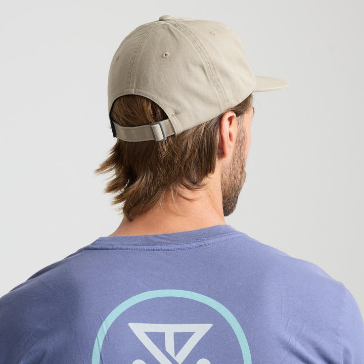 Roark Men's Made To Fade 6 Panel Strapback Hat - Washed Fossil - Sun Diego Boardshop