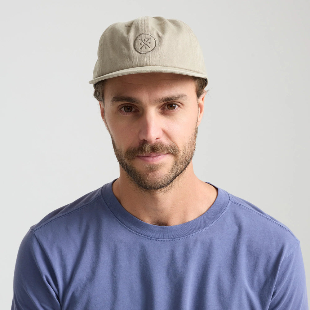 Roark Men's Made To Fade 6 Panel Strapback Hat - Washed Fossil - Sun Diego Boardshop