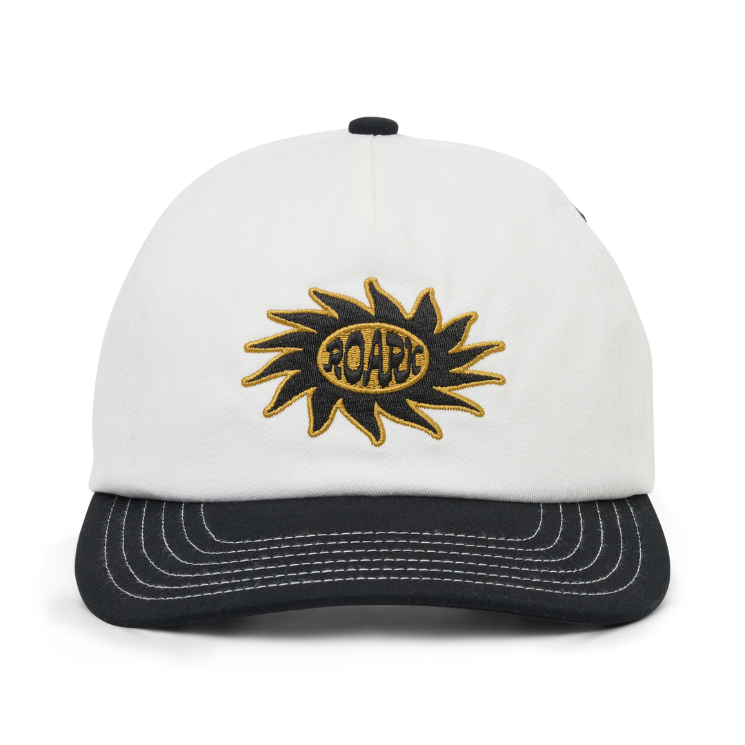 Roark Men's Journey Snapback Hat - White Black - Sun Diego Boardshop