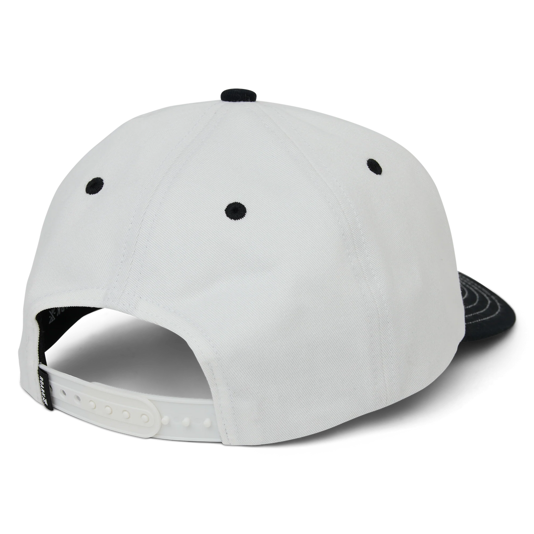 Roark Men's Journey Snapback Hat - White Black - Sun Diego Boardshop