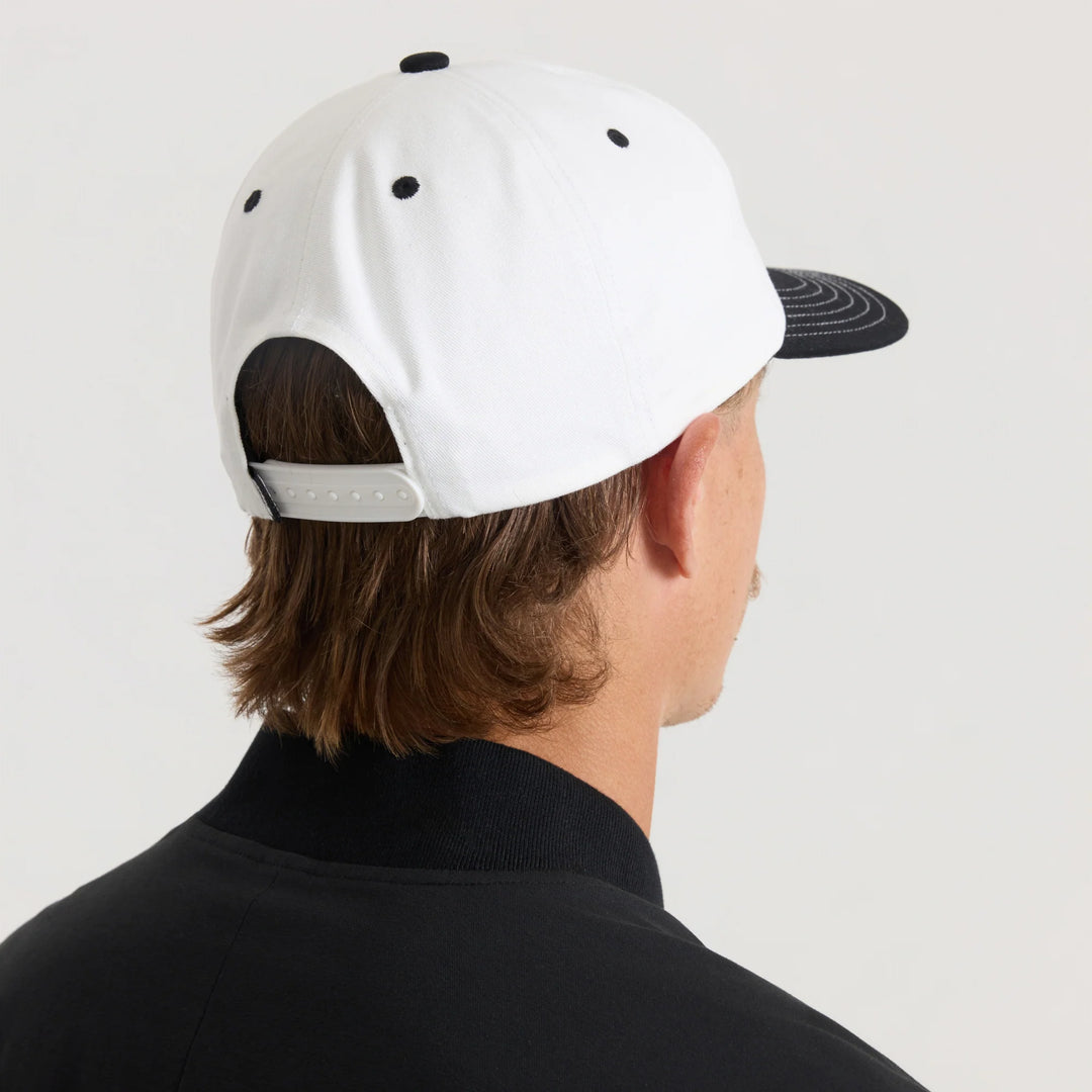 Roark Men's Journey Snapback Hat - White Black - Sun Diego Boardshop